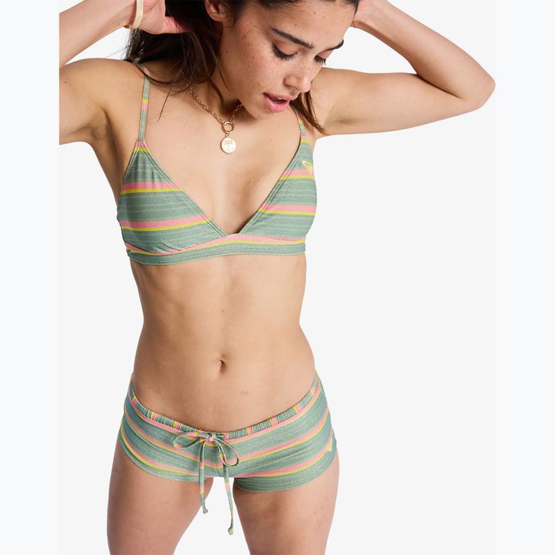 Spodný diel plaviek ROXY Ocean Dreamer Classic Shorty Lr oil green say it with stripes 5