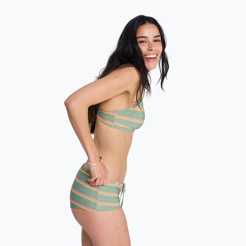 Spodný diel plaviek ROXY Ocean Dreamer Classic Shorty Lr oil green say it with stripes 6