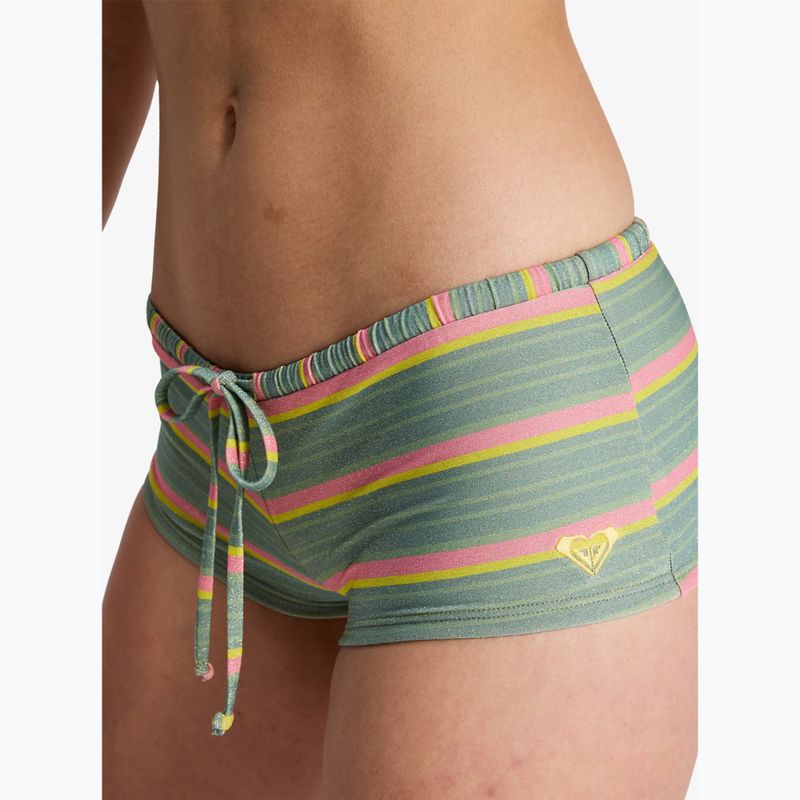 Spodný diel plaviek ROXY Ocean Dreamer Classic Shorty Lr oil green say it with stripes 7