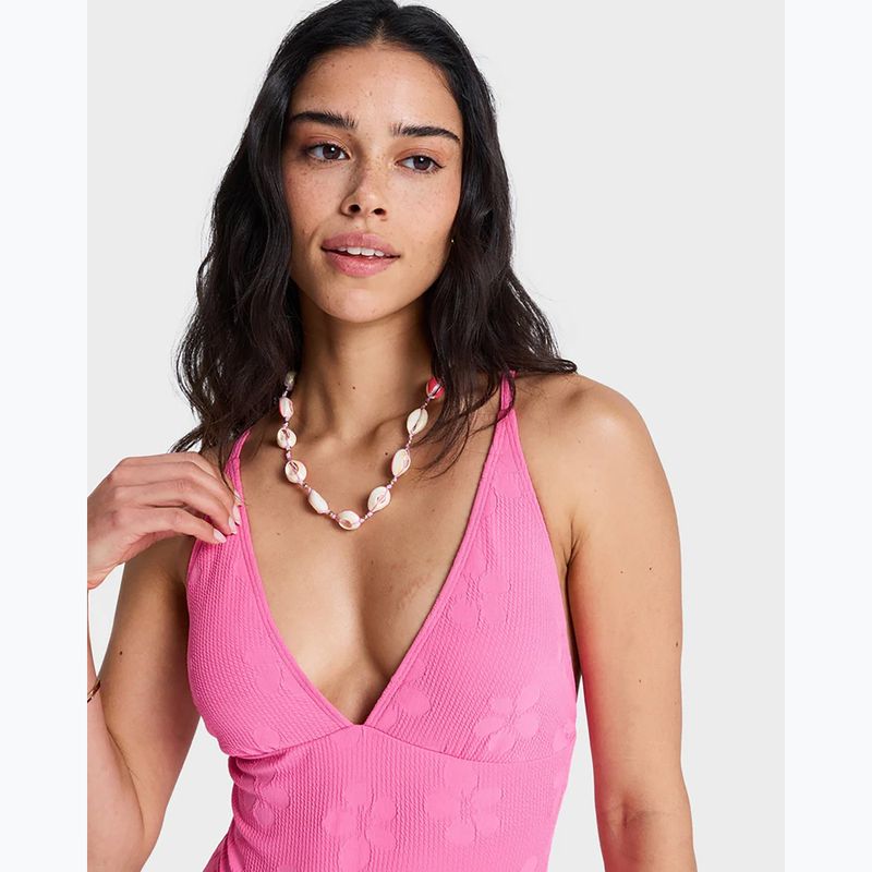 Dámske jednodielne plavky ROXY Paradise HI sangria sunset 5