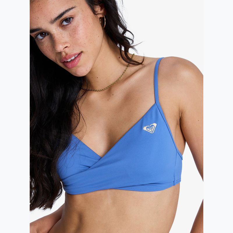 Horný diel plaviek ROXY Solid Essentials Wrap Bralette dutch blue 5