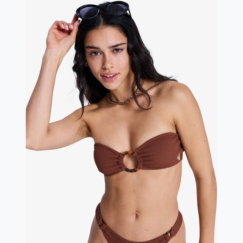 Horný diel plaviek ROXY Sunshine Bandeau cappuccino 6