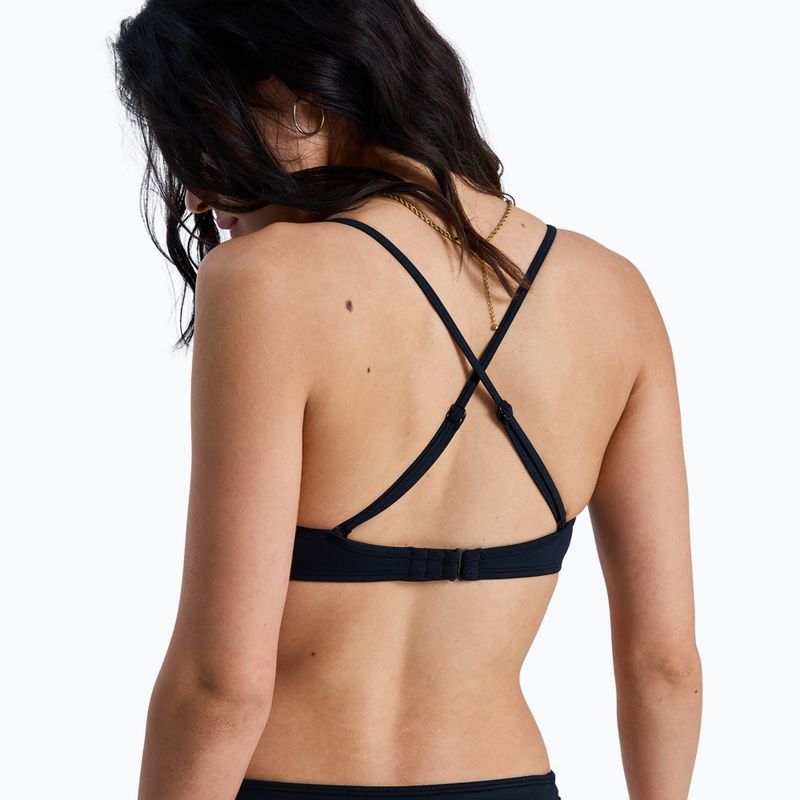 Horný diel plaviek ROXY Solid Essentials Wrap Bralette anthracite 3
