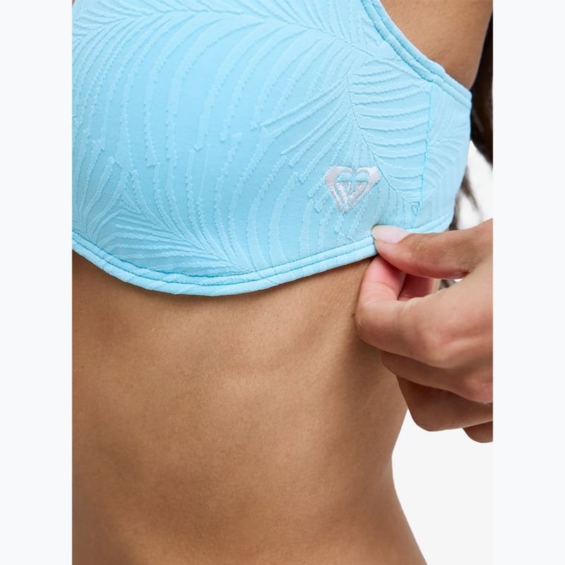 Horný diel plaviek ROXY Palm Dreams Elongated Tri tanager turquoise 6