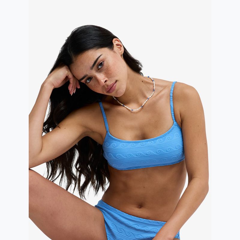 Horný diel plaviek ROXY Paradise Wave Bralette silver lake blue make a splash 6