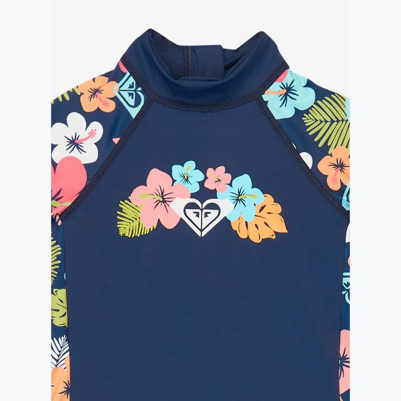 Overal UPF 50+ detský ROXY Morning Flower Springsuit mood indigo morning flowers 3