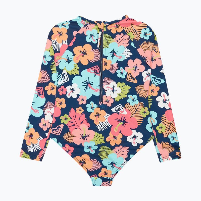 Detské jednodielne plavky ROXY Morning Flower Onesie mood indigo morning flowers 2