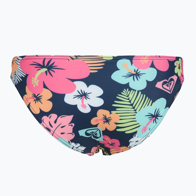 Dlhý rukáv + spodný diel plaviek ROXY Morning Flower Lycra Set mood indigo morning flowers 8