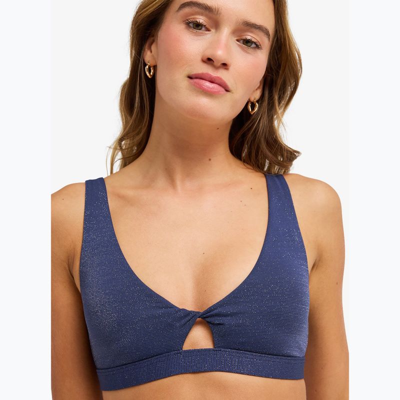 Horný diel plaviek ROXY Paradise Wave Elongated Tri mood indigo 5