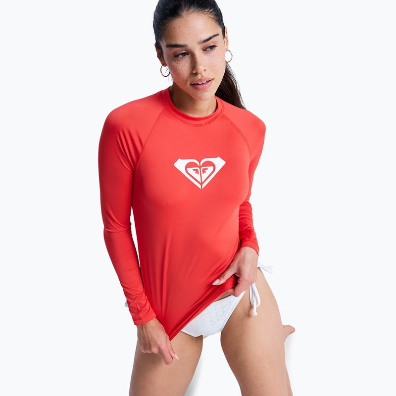 Dámske plavecké tričko longsleeve ROXY Whole Hearted hibiscus 3
