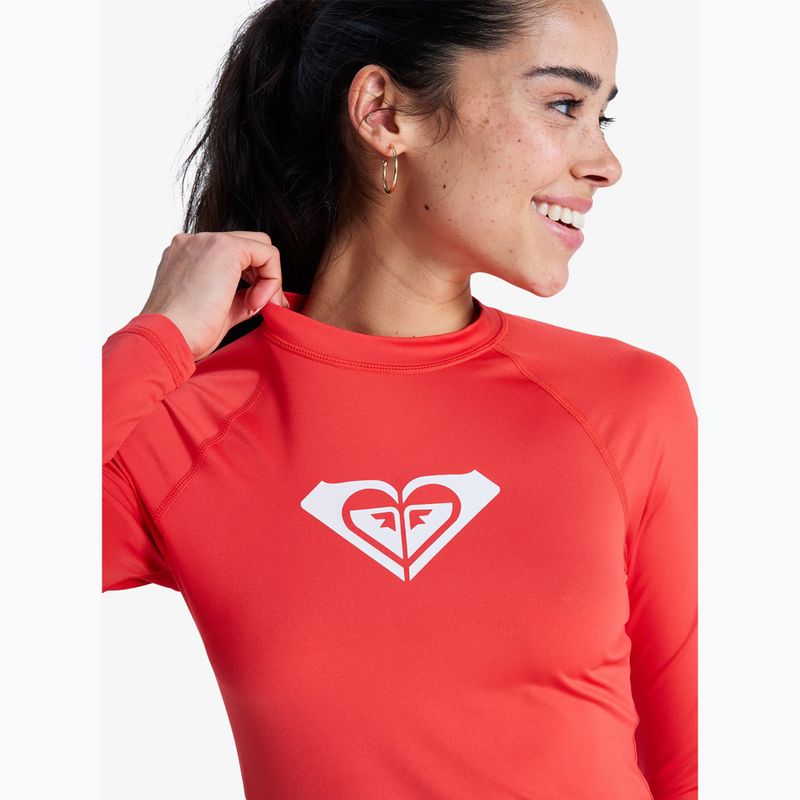 Dámske plavecké tričko longsleeve ROXY Whole Hearted hibiscus 5