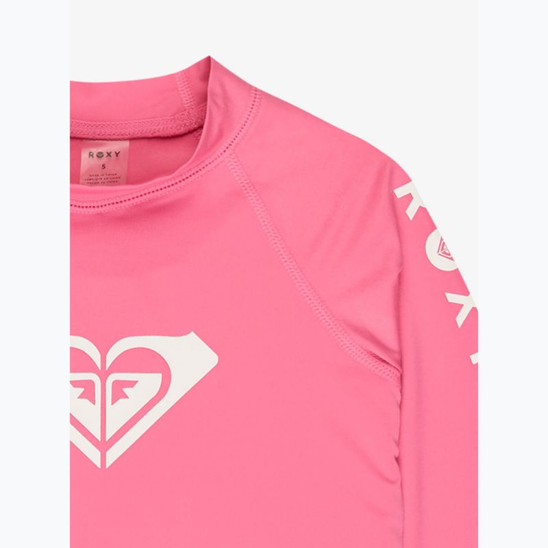 Detské plavecké tričko longsleeve ROXY Whole Hearted sangria sunset 3
