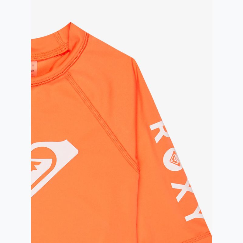 Detské plavecké tričko ROXY Whole Hearted camellia 3