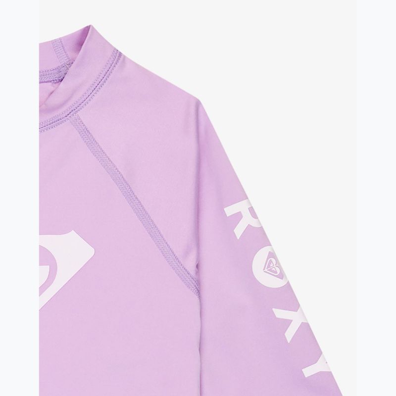 Detské plavecké tričko ROXY Whole Hearted crocus petal 3