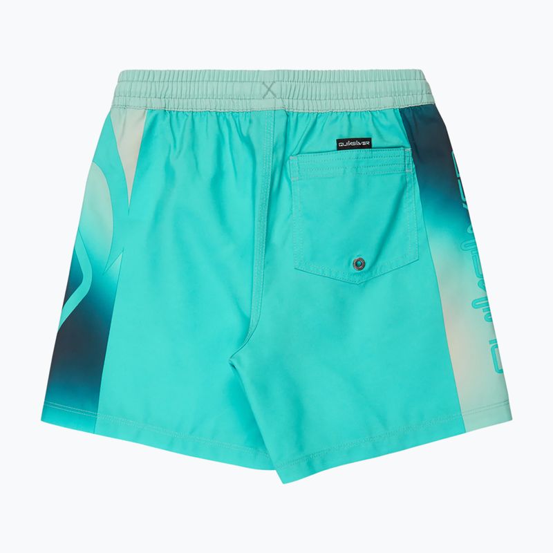 Detské plavecké šortky Quiksilver Everyday Holmes Volley 16" aqua holmes 2