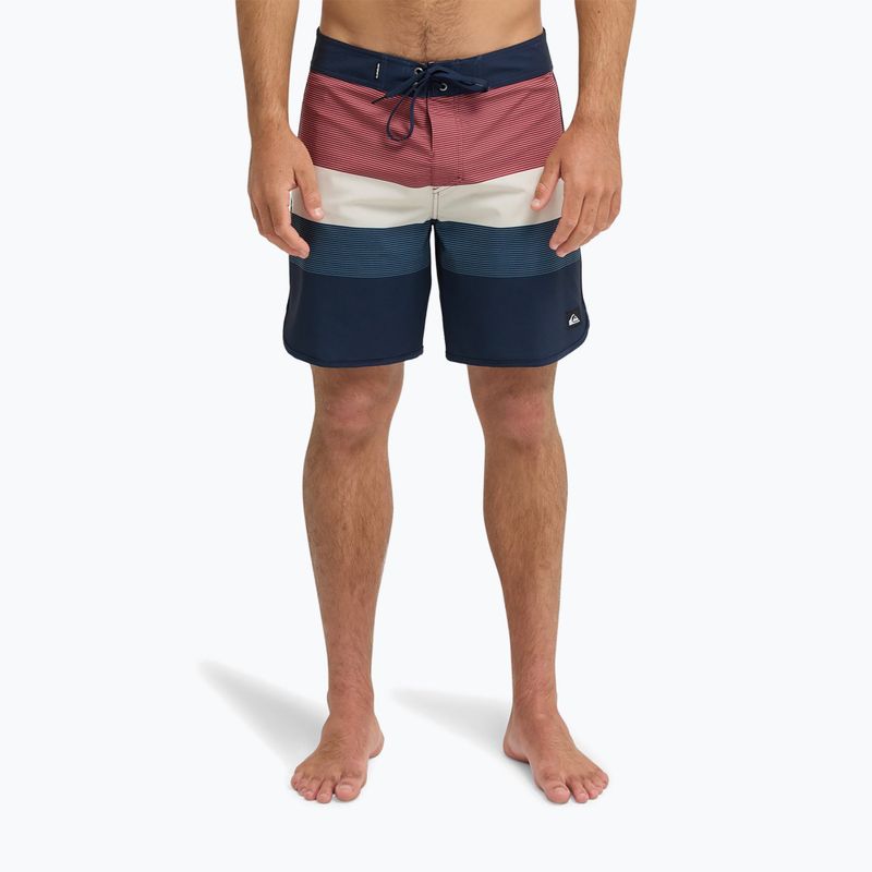 Pánske plavecké šortky Quiksilver Surfsilk Scallop 18" dark navy tijuana 3