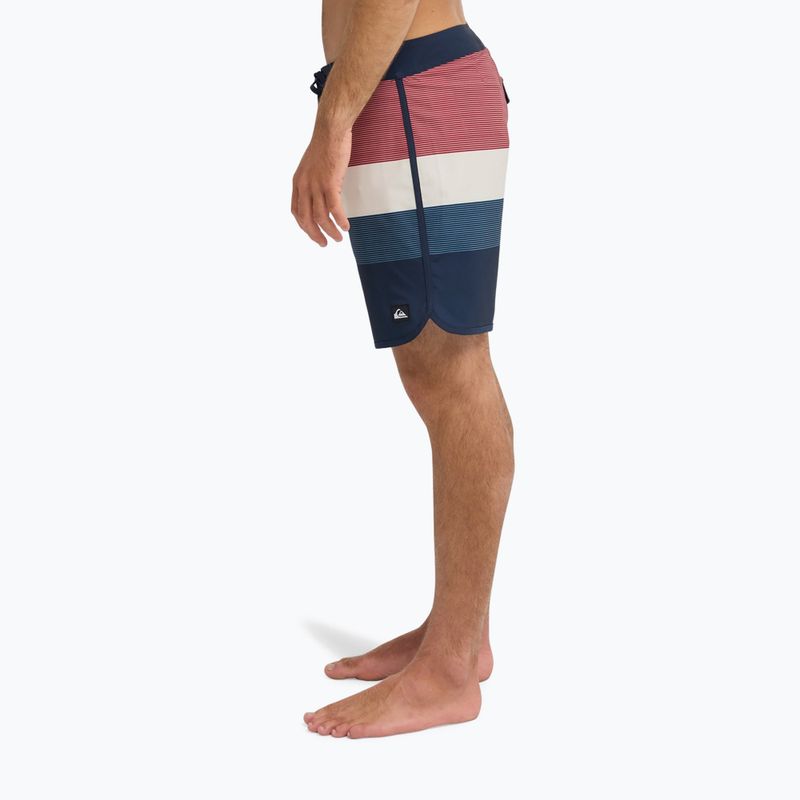 Pánske plavecké šortky Quiksilver Surfsilk Scallop 18" dark navy tijuana 6