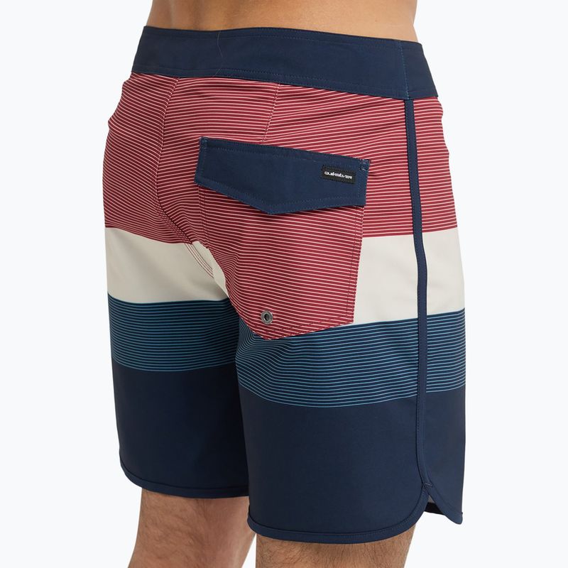 Pánske plavecké šortky Quiksilver Surfsilk Scallop 18" dark navy tijuana 8