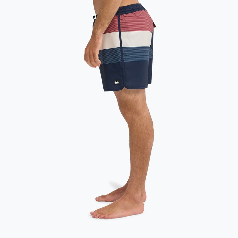 Pánske plavecké šortky Quiksilver Stretch Scallop Volley 16" dark navy tijuana 6