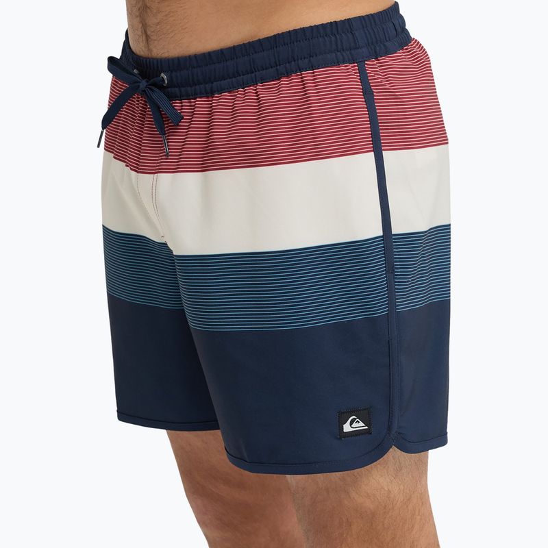 Pánske plavecké šortky Quiksilver Stretch Scallop Volley 16" dark navy tijuana 7