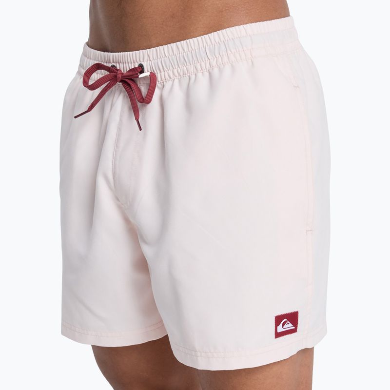 Pánske plavecké šortky Quiksilver Everyday Solid Volley 15" rosewater 6