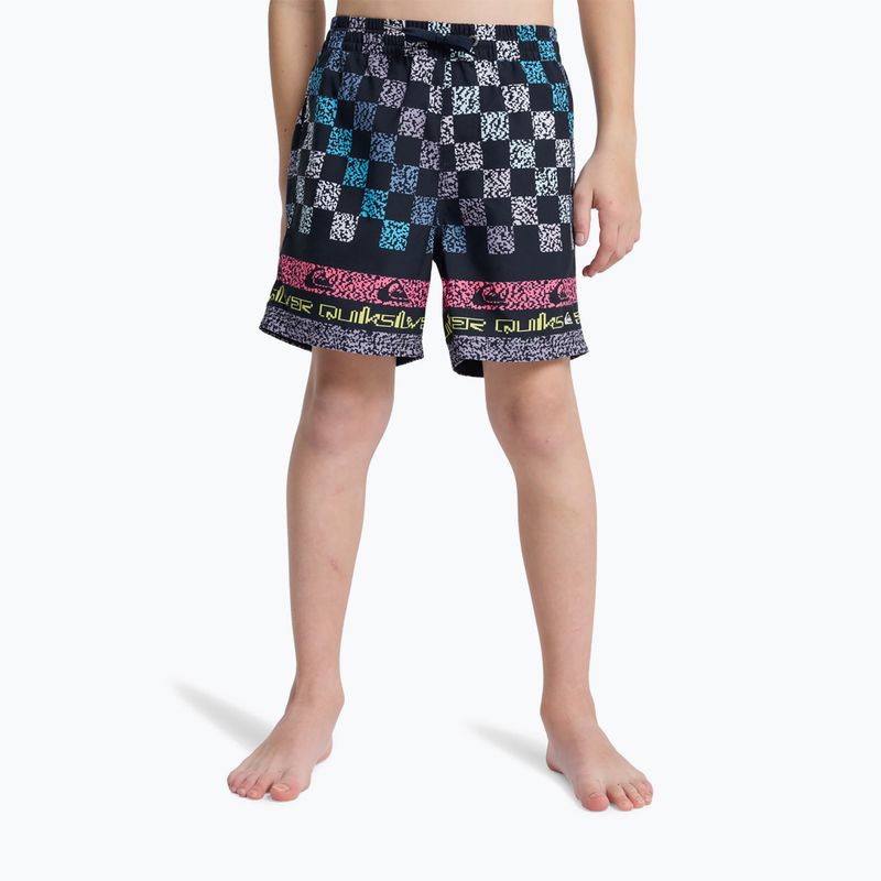 Detské plavecké šortky Quiksilver Everyday Printed Volley 14" dark navy next gen 3