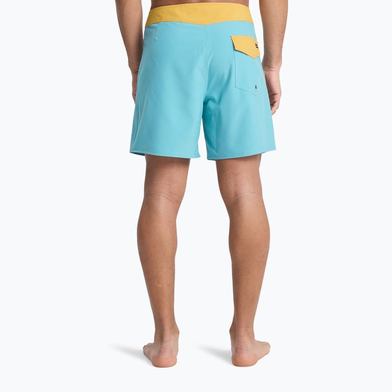 Pánske plavecké šortky Quiksilver Surfsilk Kaimana 16" aqua 5