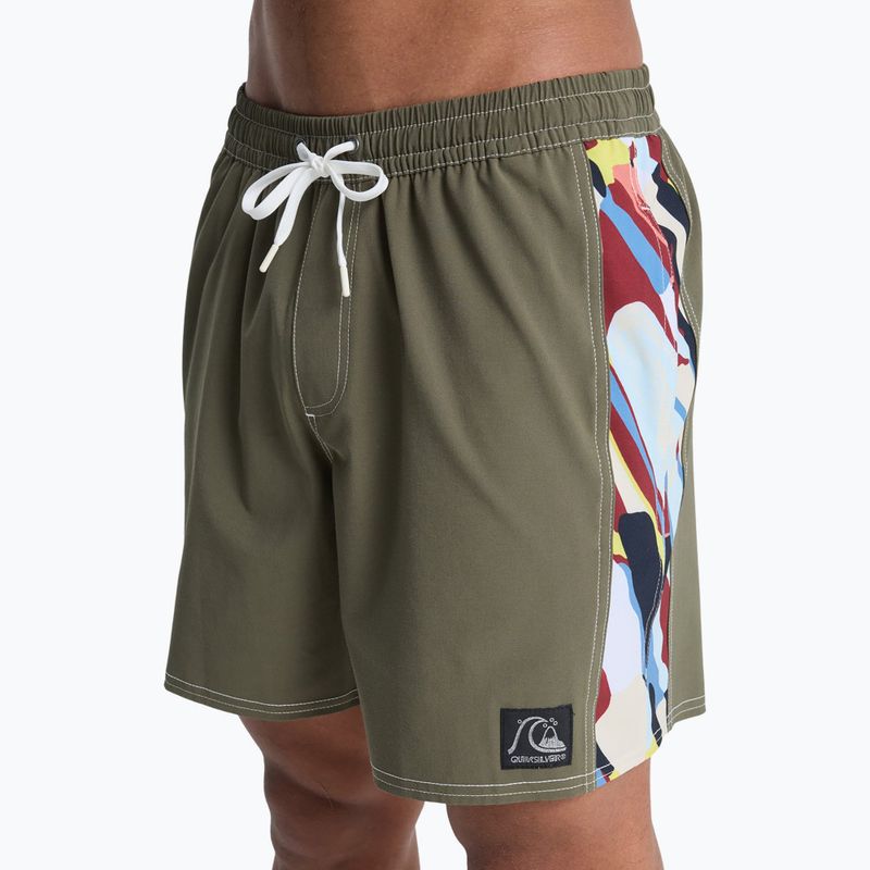 Pánske plavecké šortky Quiksilver Original Arch Volley 17" grape leaf 7