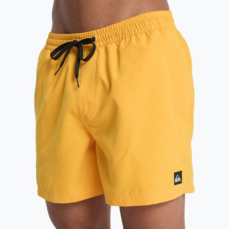 Pánske plavecké šortky Quiksilver Everyday Solid Volley 15" radiant yellow 7