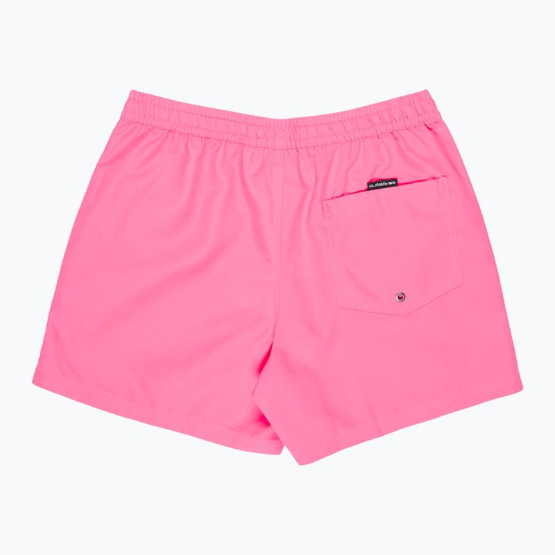 Pánske plavecké šortky Quiksilver Everyday Solid Volley 15" pink lemonade 2