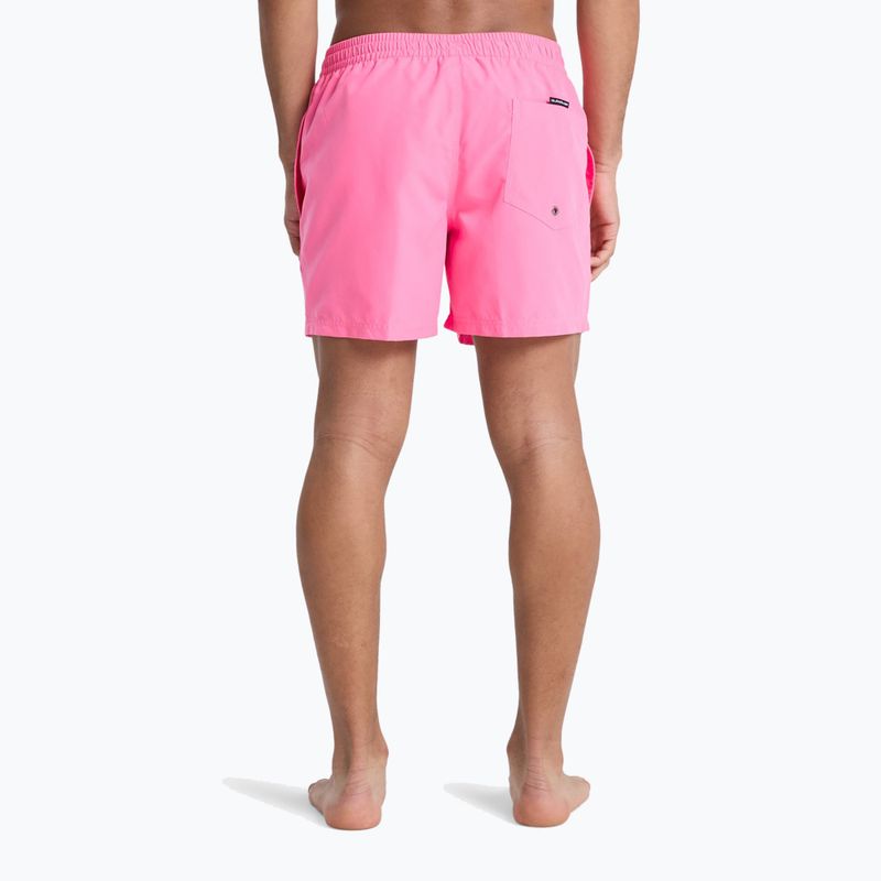 Pánske plavecké šortky Quiksilver Everyday Solid Volley 15" pink lemonade 5