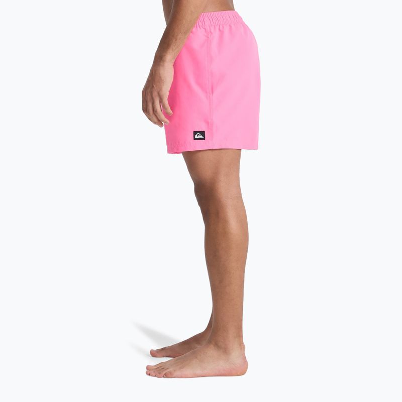 Pánske plavecké šortky Quiksilver Everyday Solid Volley 15" pink lemonade 6