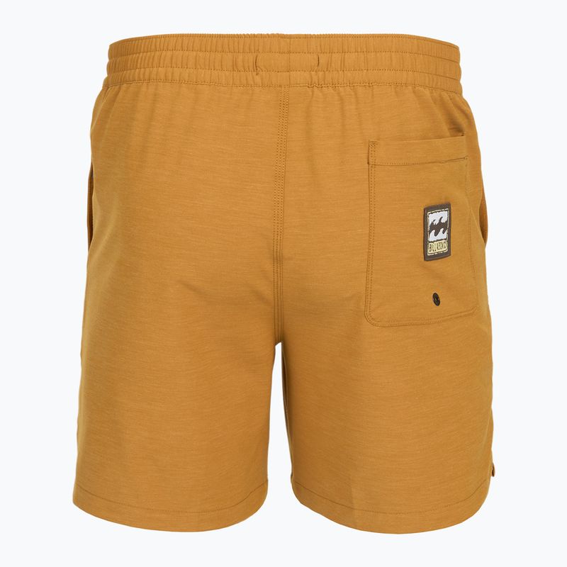 Pánske plavecké šortky Billabong Every Other Day Layback spice gold 2