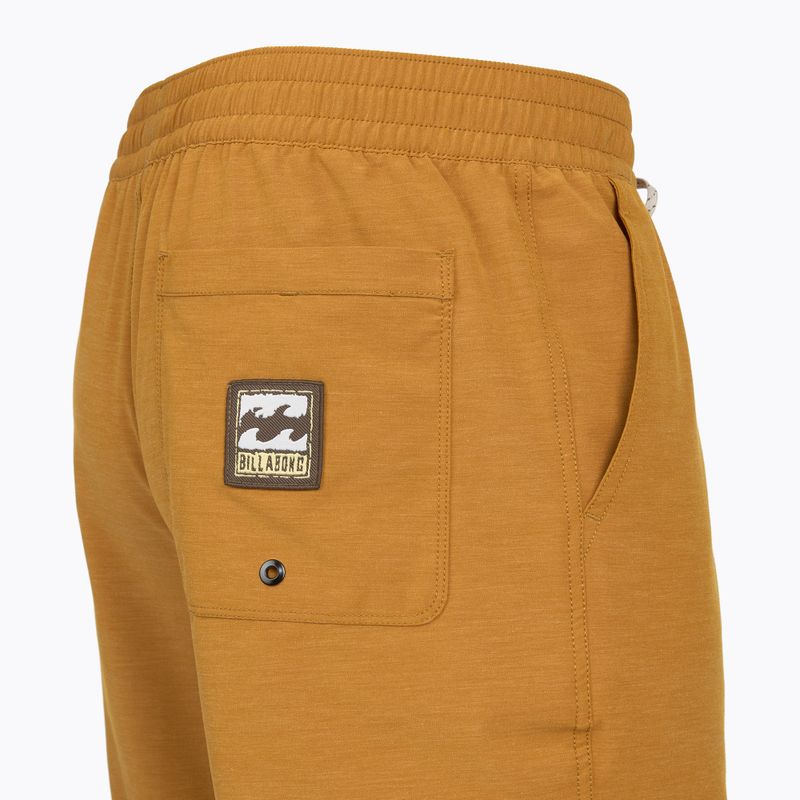 Pánske plavecké šortky Billabong Every Other Day Layback spice gold 4