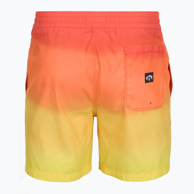 Pánske plavecké šortky Billabong All Day Fade Layback retro yellow 8