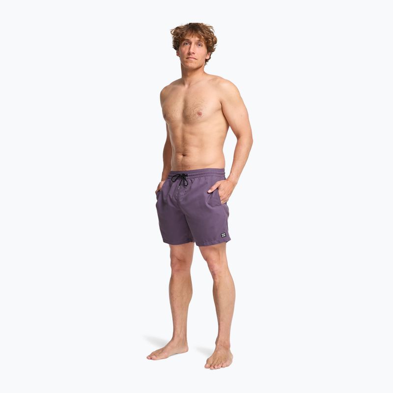 Pánske plavecké šortky Billabong All Day Layback dusty grape 4