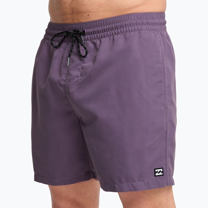 Pánske plavecké šortky Billabong All Day Layback dusty grape 7