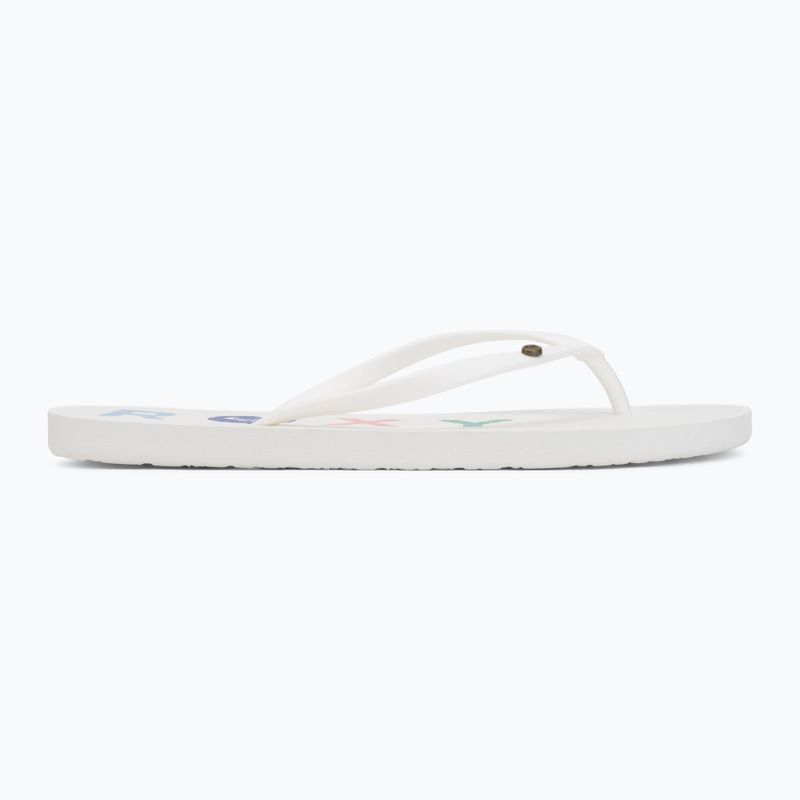 Dámske žabky ROXY Sandy III white multi 1 2