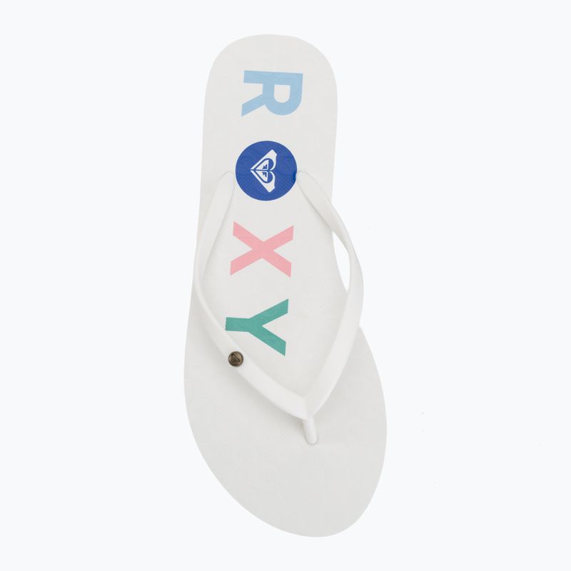 Dámske žabky ROXY Sandy III white multi 1 5
