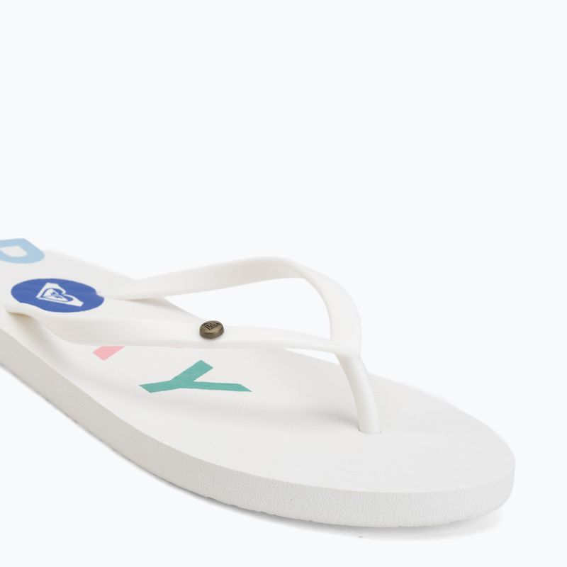 Dámske žabky ROXY Sandy III white multi 1 7