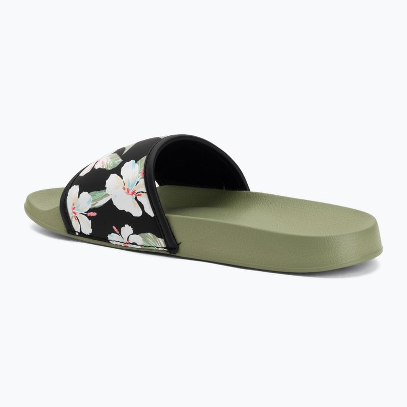 Dámske šľapky ROXY Slippy IV oil green 3
