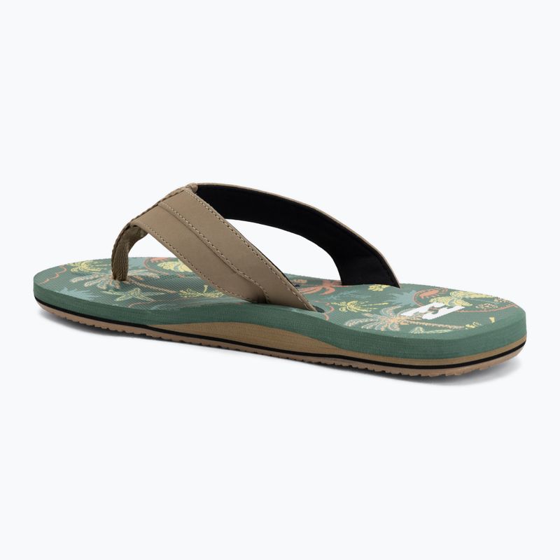 Pánske žabky Billabong All Day Impact Print moss green 3