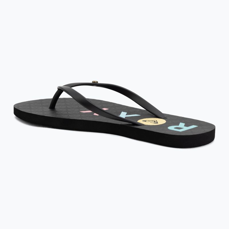 Žabky dámske ROXY Sandy III black/rainbow 3