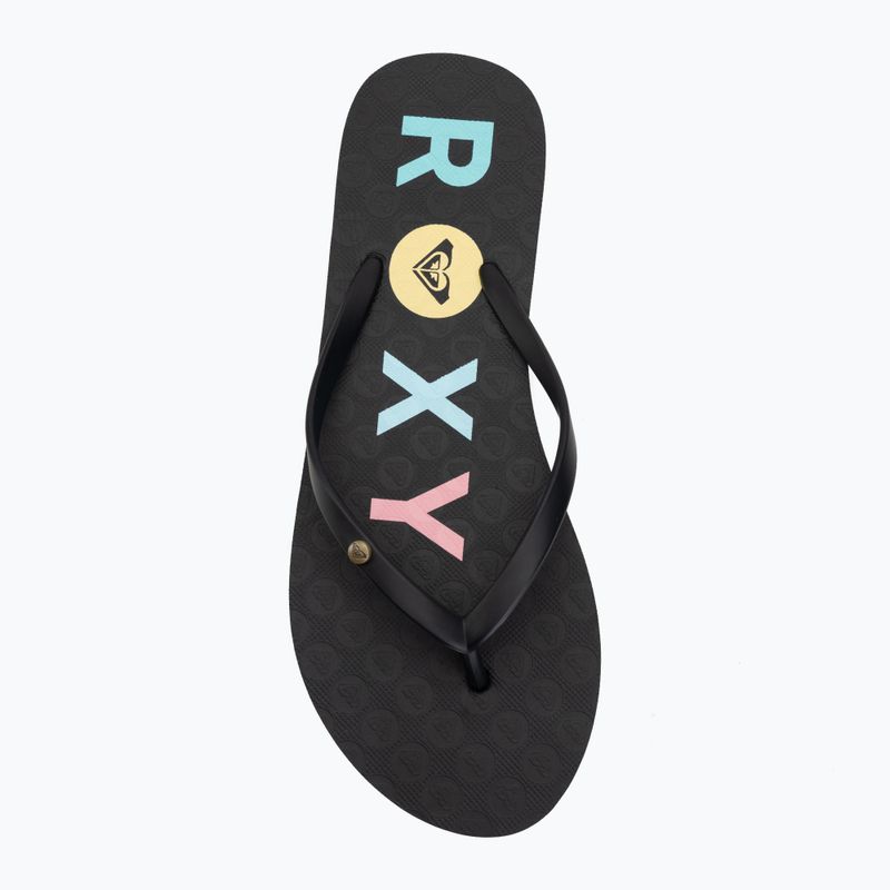 Žabky dámske ROXY Sandy III black/rainbow 5