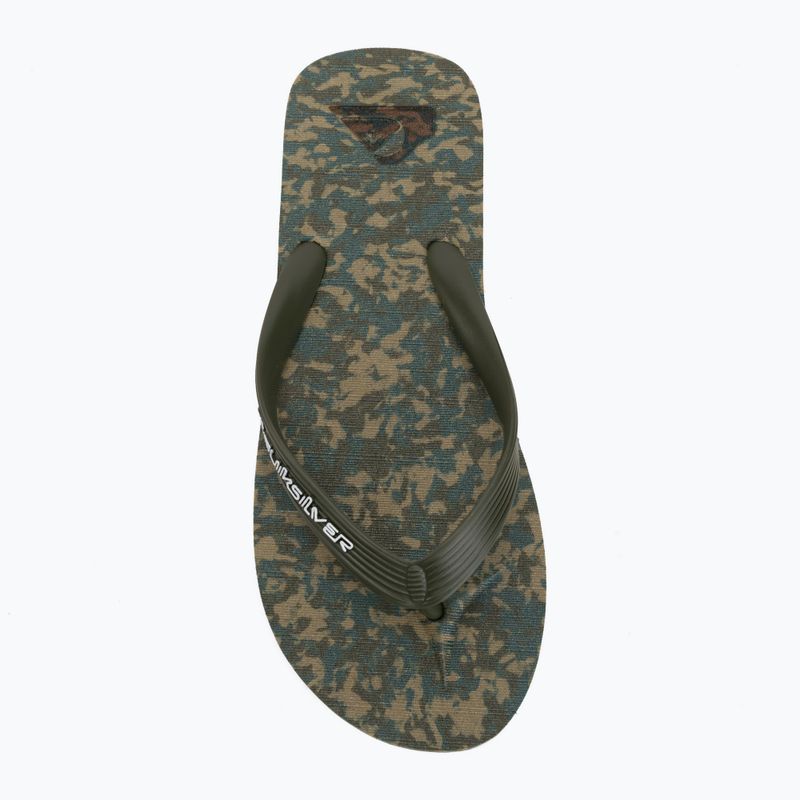 Pánske žabky Quiksilver Molokai Recycled grape leaf 5