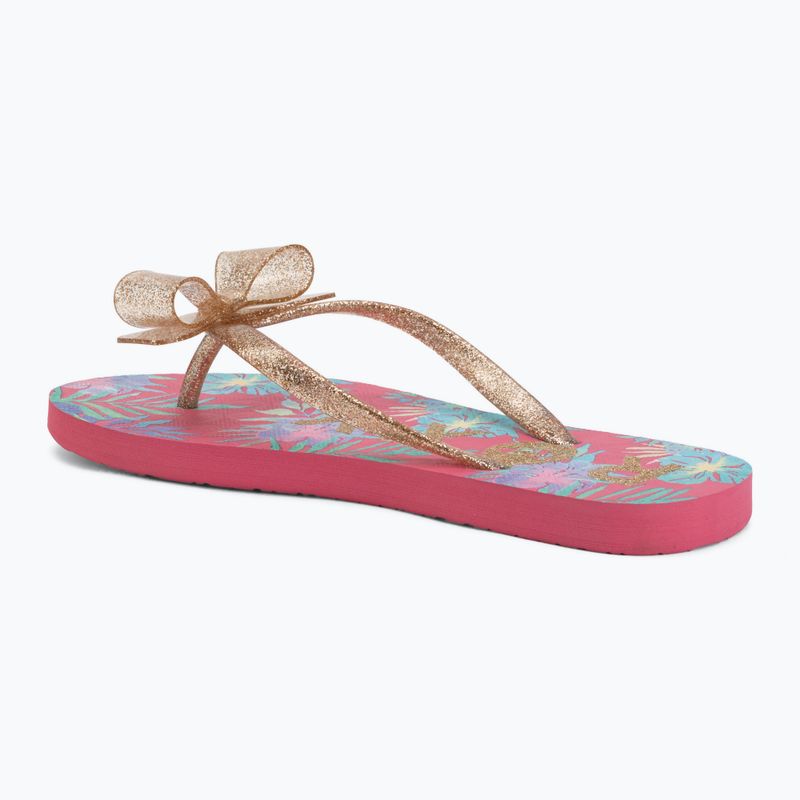 Detské žabky ROXY Lulu IV pink multi camo 3