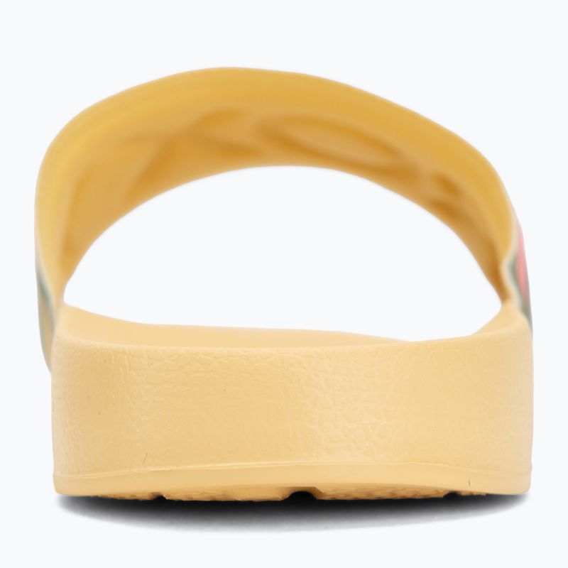 Dámske šľapky ROXY Slippy II Printed gold haze 6