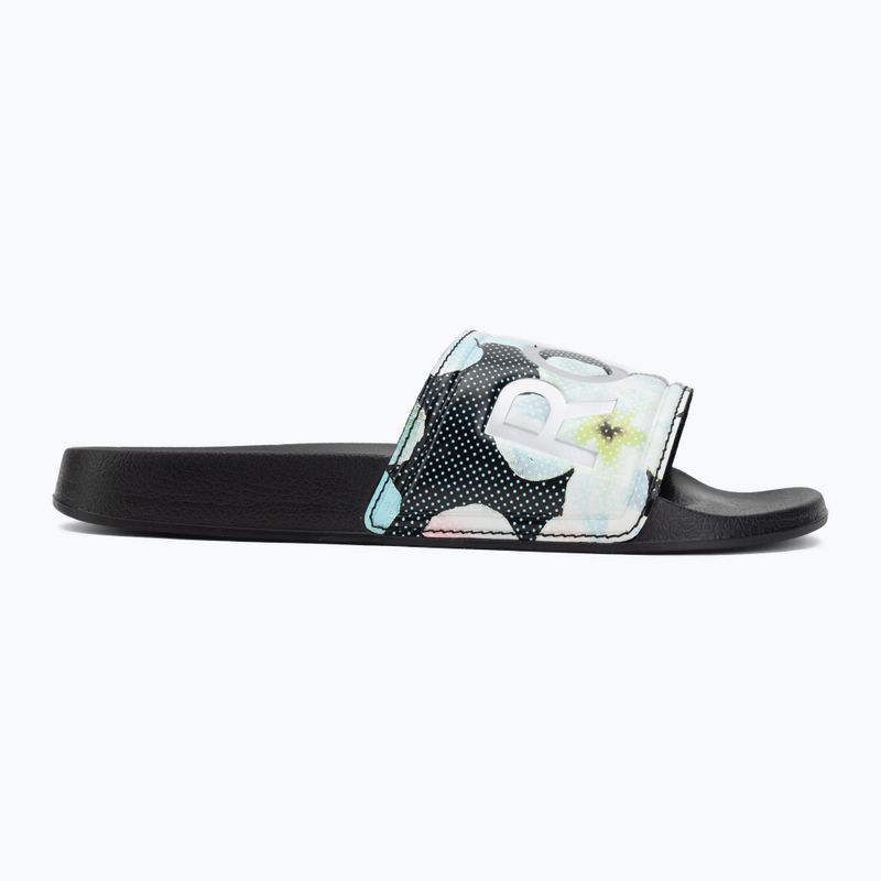 Dámske šľapky ROXY Slippy II Printed black multi 1 2