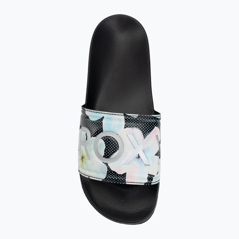 Dámske šľapky ROXY Slippy II Printed black multi 1 5
