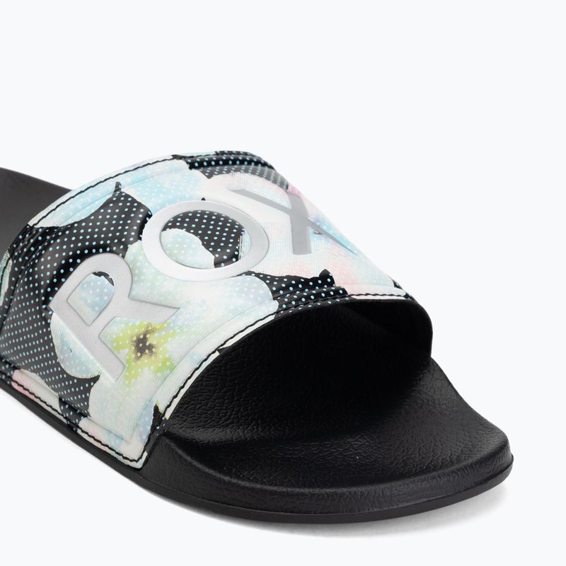 Dámske šľapky ROXY Slippy II Printed black multi 1 7